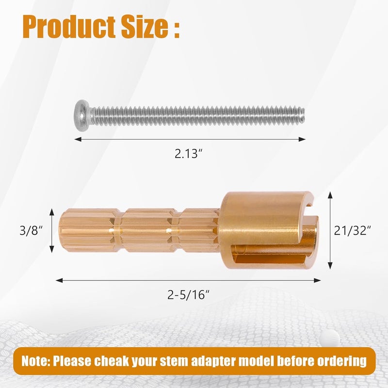 Presan محول الساق 970-0770 متوافق مع مقبض صنبور دش Pfister - Image 2