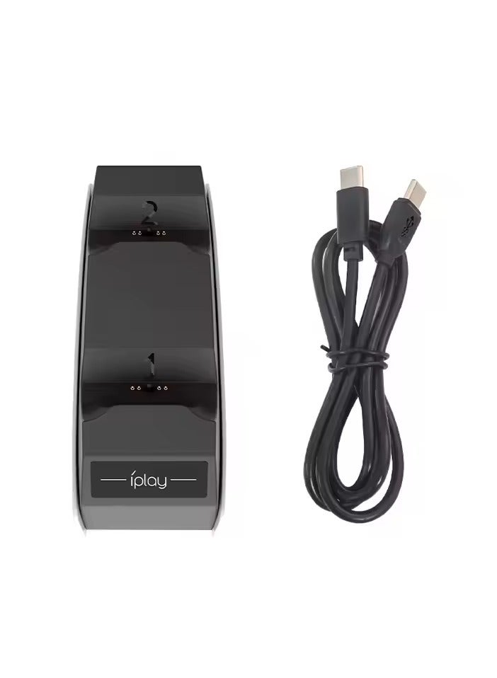 iPlay HBP-245 Game Controller Dual Seat Charger For PS5 - Image 4