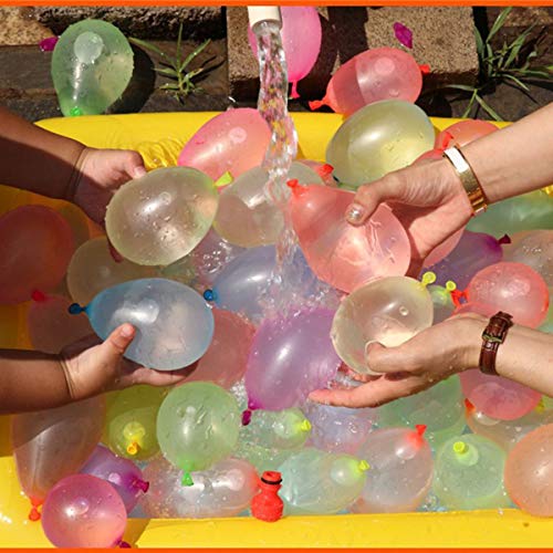 Ueerdand 1700 Pack Water Balloons with Refill Hose Nozzle Eco-Friendly Latex Balloons for Kids Adults Outdoor Water Bomb Fight Games - Image 4