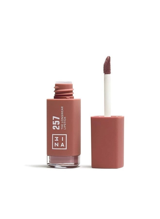 3INA 3Ina The Longwear Lipstick - 257 Wine Red Lipstick Women 0.2 oz  - Image 1