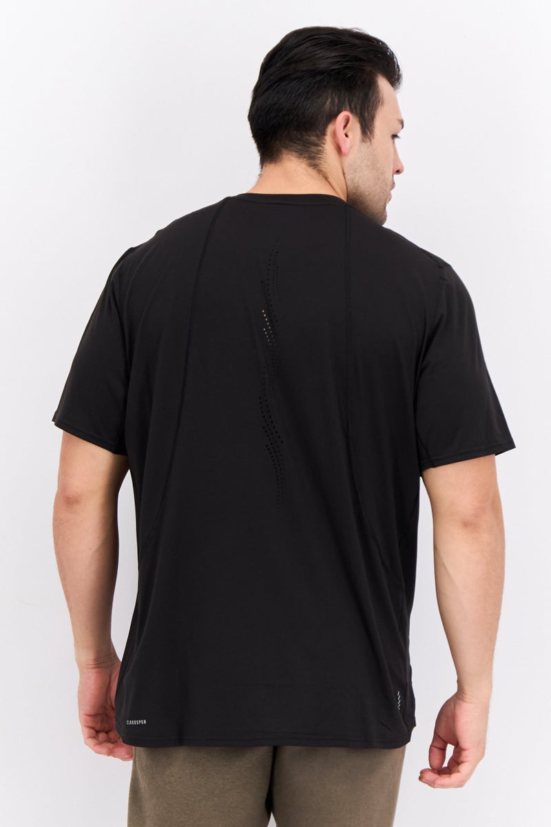 PUMA Men Sportswear Fit Short Sleeve Outdoor T Shirt, Black - Image 4