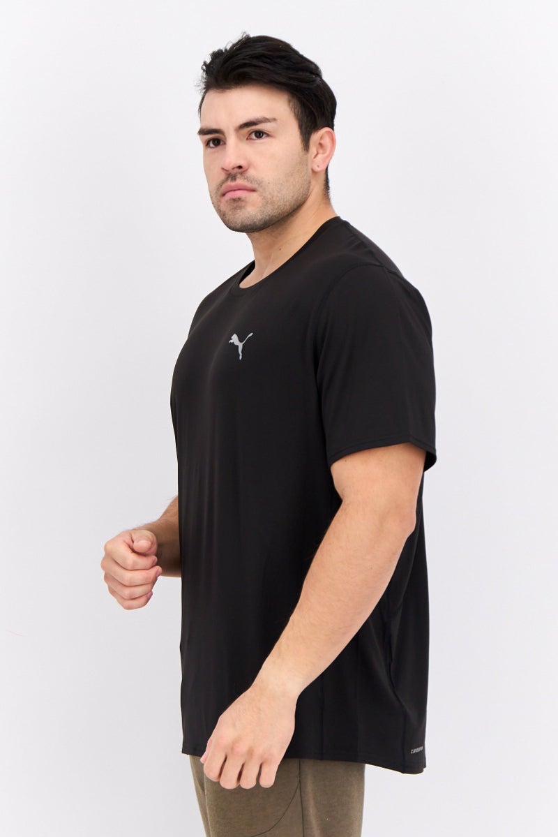 PUMA Men Sportswear Fit Short Sleeve Outdoor T Shirt, Black - Image 3
