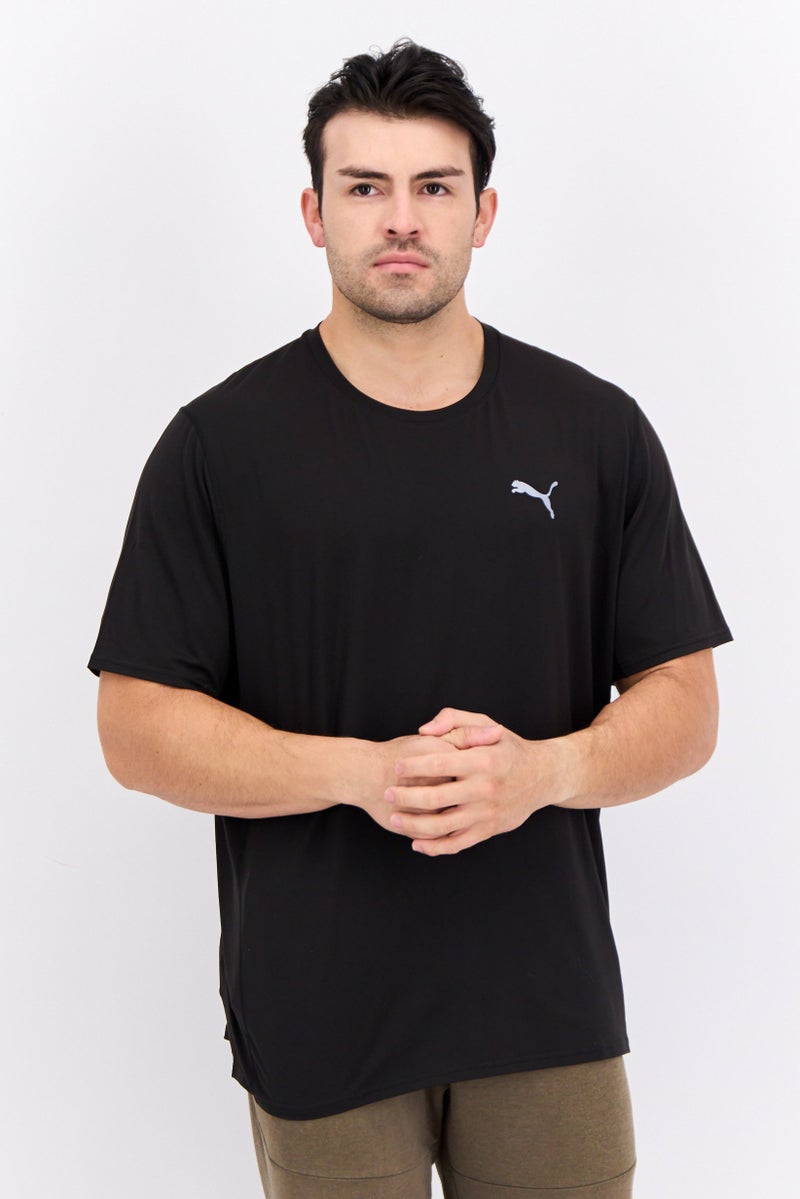 PUMA Men Sportswear Fit Short Sleeve Outdoor T Shirt, Black - Image 1