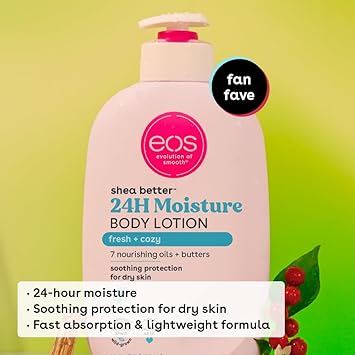 eos fresh cozy body lotion shea better 24hr moisture 16 oz473 ml - Image 3