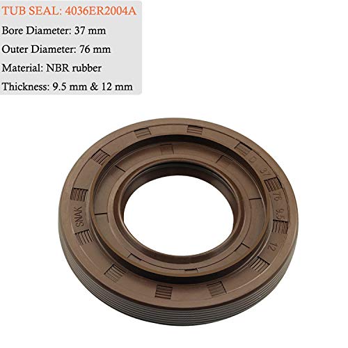 Mekar Front Load Washer Tub Ball Bearings Washing Machine Bearing Kit Compatible for LG & Kenmore Etc Replacement Part 4036ER2004A 4036ER4001B 4280FR4048E 4280FR4048L-Brown - Image 2