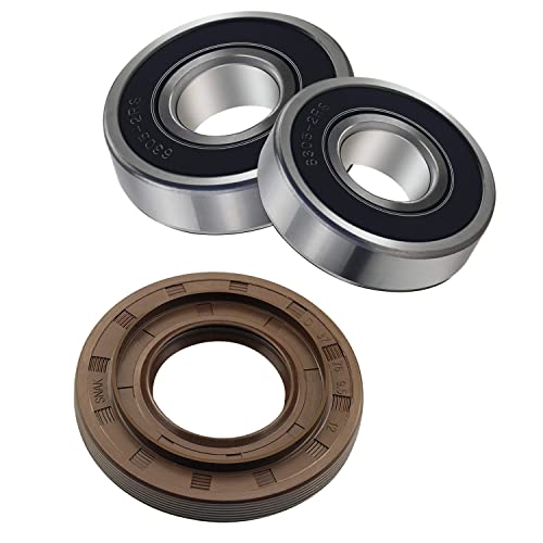 Mekar Front Load Washer Tub Ball Bearings Washing Machine Bearing Kit Compatible for LG & Kenmore Etc Replacement Part 4036ER2004A 4036ER4001B 4280FR4048E 4280FR4048L-Brown - Image 5