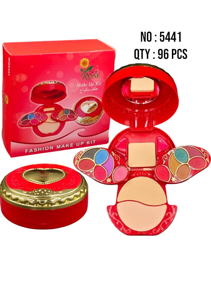 All-in-one multipurpose red makeup kit