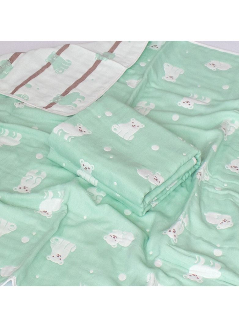 Pure Cotton Cartoon Printed Bath Towels