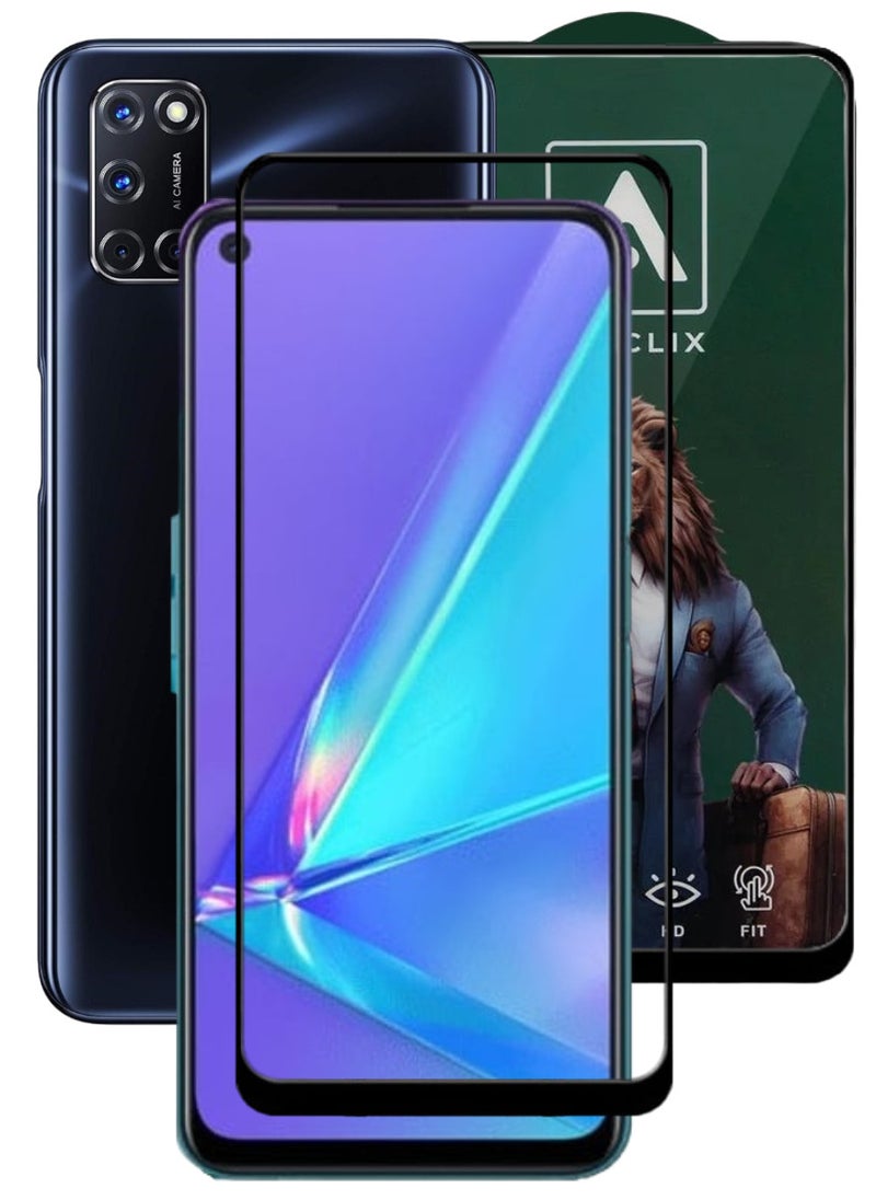 ACLIX Antistatic ESD Dustproof Premium Quality High Definition Tempered Glass Screen Protector Designed For Oppo A92 - Image 1