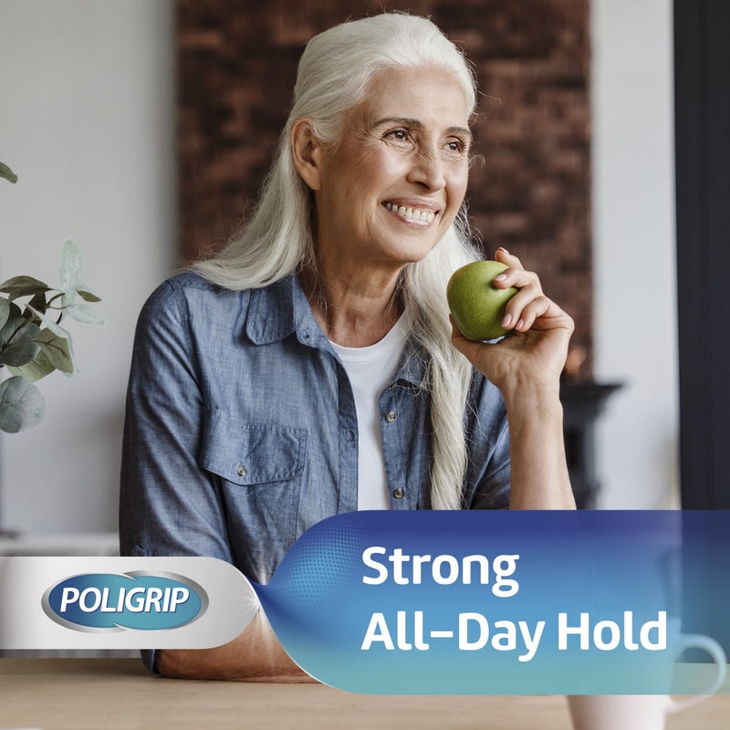 Poligrip كريم لاصق طقم الأسنان بولي جريب، لاصق للأسنان الاصطناعية والجزئية، ألترا، 40 جرام - Image 2