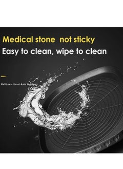 Joyelink Griddle Pan, Korean-style Square Grill Pan Cast Iron Square Frying Pan with Maifan Stone Coated Surface Non-stick Smokeless Stovetop Plate for Indoor Outdoor BBQ  - Image 5
