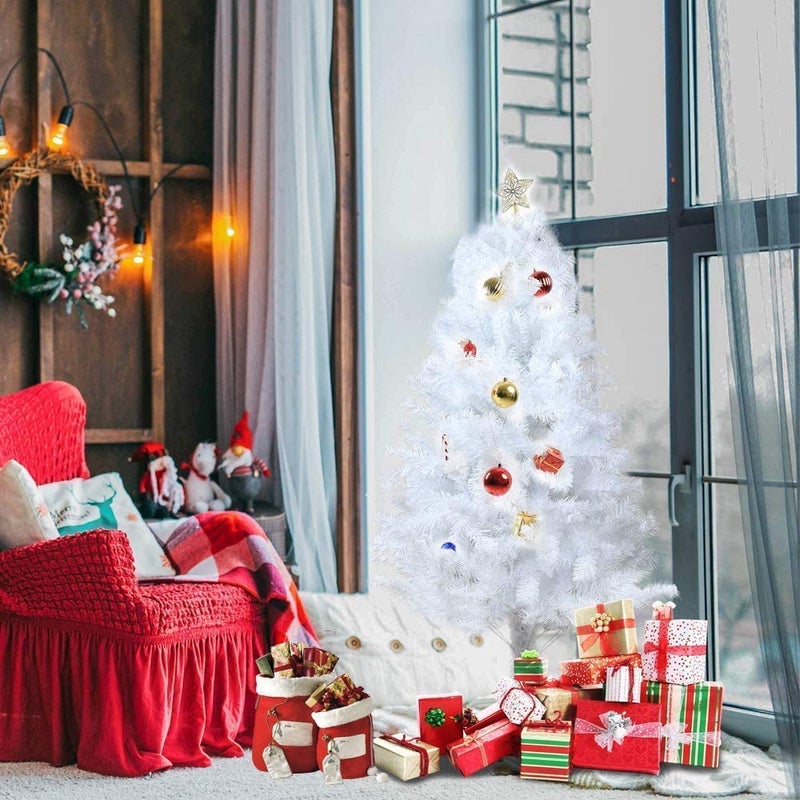 Northland Artificial White Christmas Tree 6 Feet Heavy Bushy Christmas Tree for Christmas Decorations Xmas Tree Christmas Tree 6 Feet for Home Church Office School College Only Tree - Image 1