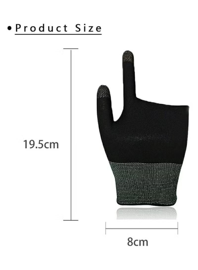 General 2 Pairs E-Sports Gaming Gloves with 2 pairs finger covers, Gaming Finger Sleeves, Anti-Sweat Breathable, for PUBG Mobile Phone Games Accessories  - Image 3