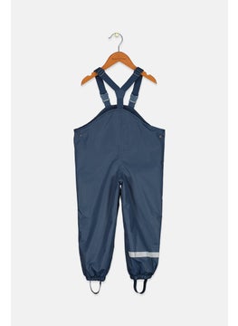 Tchibo Toddlers Boy Graphic Print With Suspender Thermal Pants, Navy  - Image 2