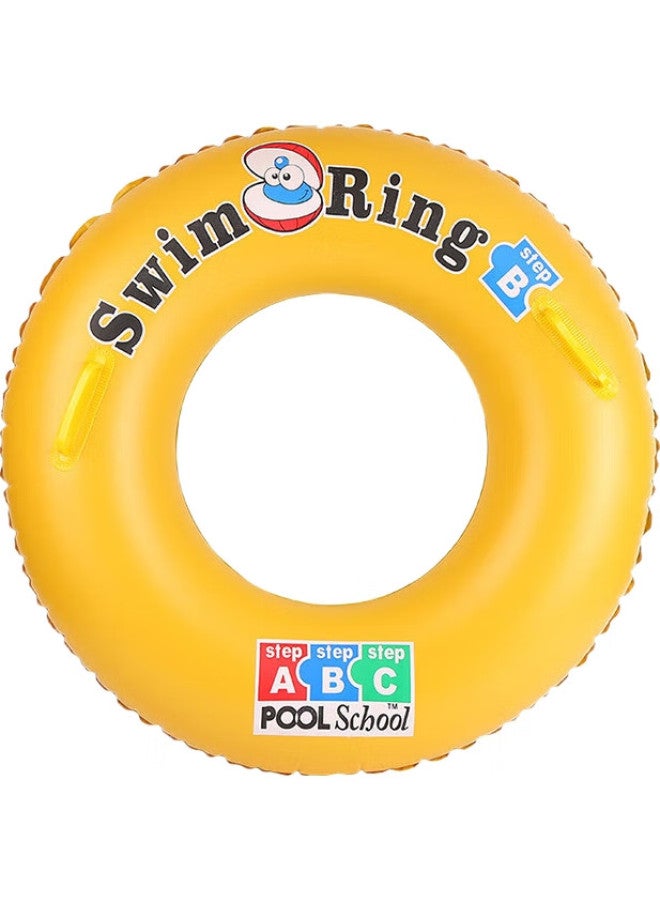 Asorain Swimming Ring With Handle, Armpit Float For Boys And Girls, Cartoon Life Buoy, Circular Inflatable Ring For Water Play, Suitable For Children And Adults - Image 1
