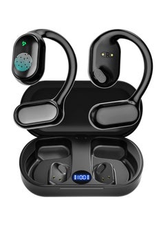 General Wireless In-Ear Bluetooth Headset with Wireless Charging Case, Bone Conduction Over-Ear Headset with Ear Hook, Built-in Noise Cancelling Microphone, IP5 Waterproof, Suitable for Sports Running  - Image 1