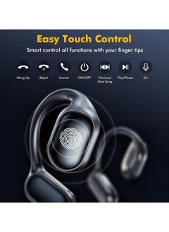 General Wireless In-Ear Bluetooth Headset with Wireless Charging Case, Bone Conduction Over-Ear Headset with Ear Hook, Built-in Noise Cancelling Microphone, IP5 Waterproof, Suitable for Sports Running  - Image 5