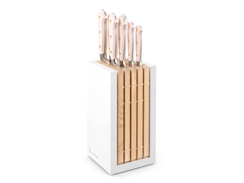 WSTHOF Classic Pink Himalayan Salt 8 Piece Knife Block Set