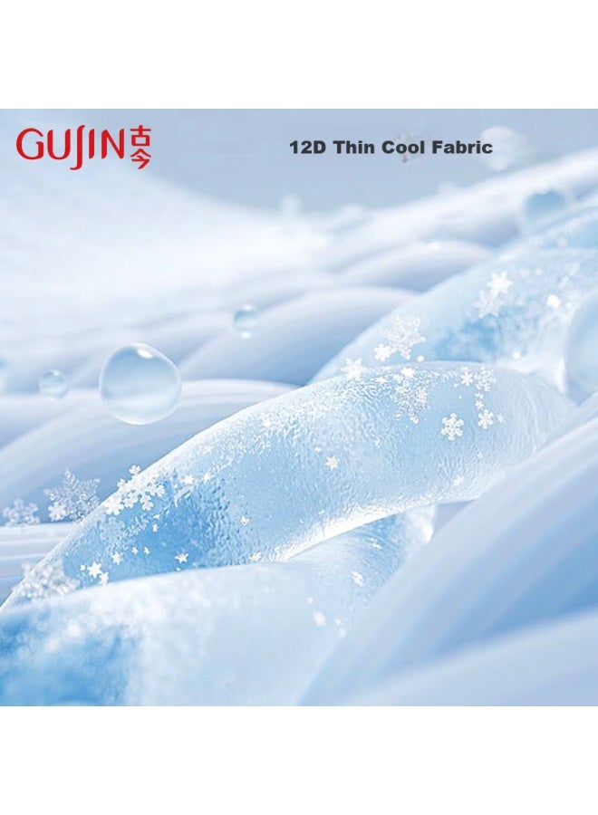 Gujin Summer New Smooth Seamless Cooling Bra 7a Antibacterial Comfortable Women's Underwear Jelly Soft Support - Image 5