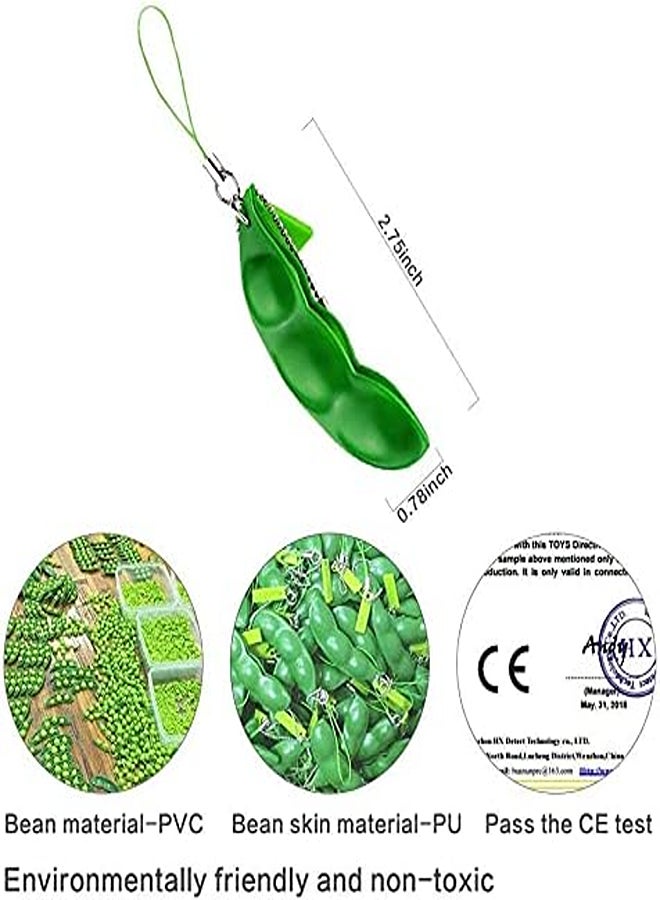 Funny Facial Expressions Squeeze Bean Fidget Toy Set – Stress Relief for Kids & Adults (3pcs) - Image 2