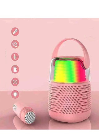 KMS-151 Wireless Bluetooth Speaker with Mic Portable Bluetooth Speaker with Microphone High Sound Quality Speaker with Multi Color Ambiance Light Lantern Design Speaker (Pink) - pzsku/Z3D2F22D83A113105904DZ/45/_/1696773396/ac98302e-c35f-4739-92c0-f3351c4fa6e8