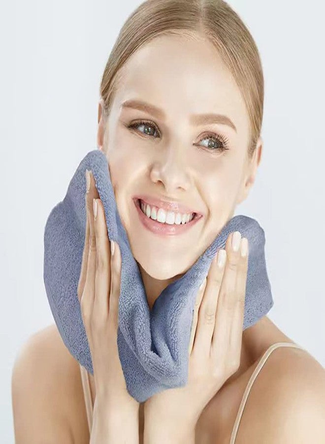 Mars wings Microfiber Facial Cloths (Facial Towels), 8 Pack (12 x 12 inch), Super Absorbent, Quick Drying Fast, Soft, Eco-Friendly, for Facial Wash Cleansing, Make-up Removal, Baby and Travel (Grey) - Image 3