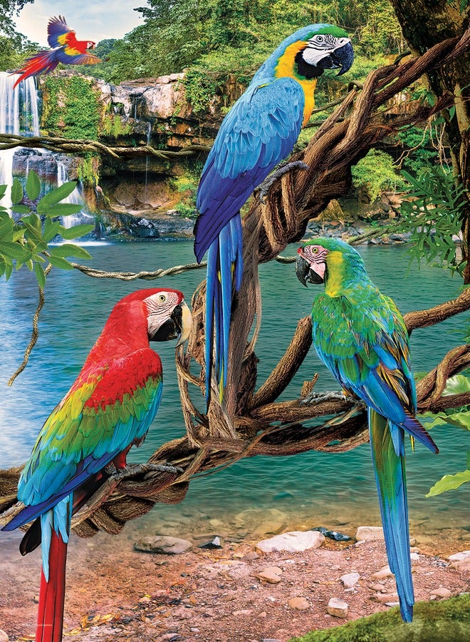 EuroGraphics Parrots Save Our Planet 250 Piece Puzzle - Image 1