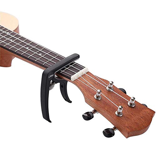 Mustang Guitar Capo Accessories Trigger Capo with 6 Pcs Free Guitar Picks for Acoustic and Electric Guitars, Ukulele and Banjo - Image 5