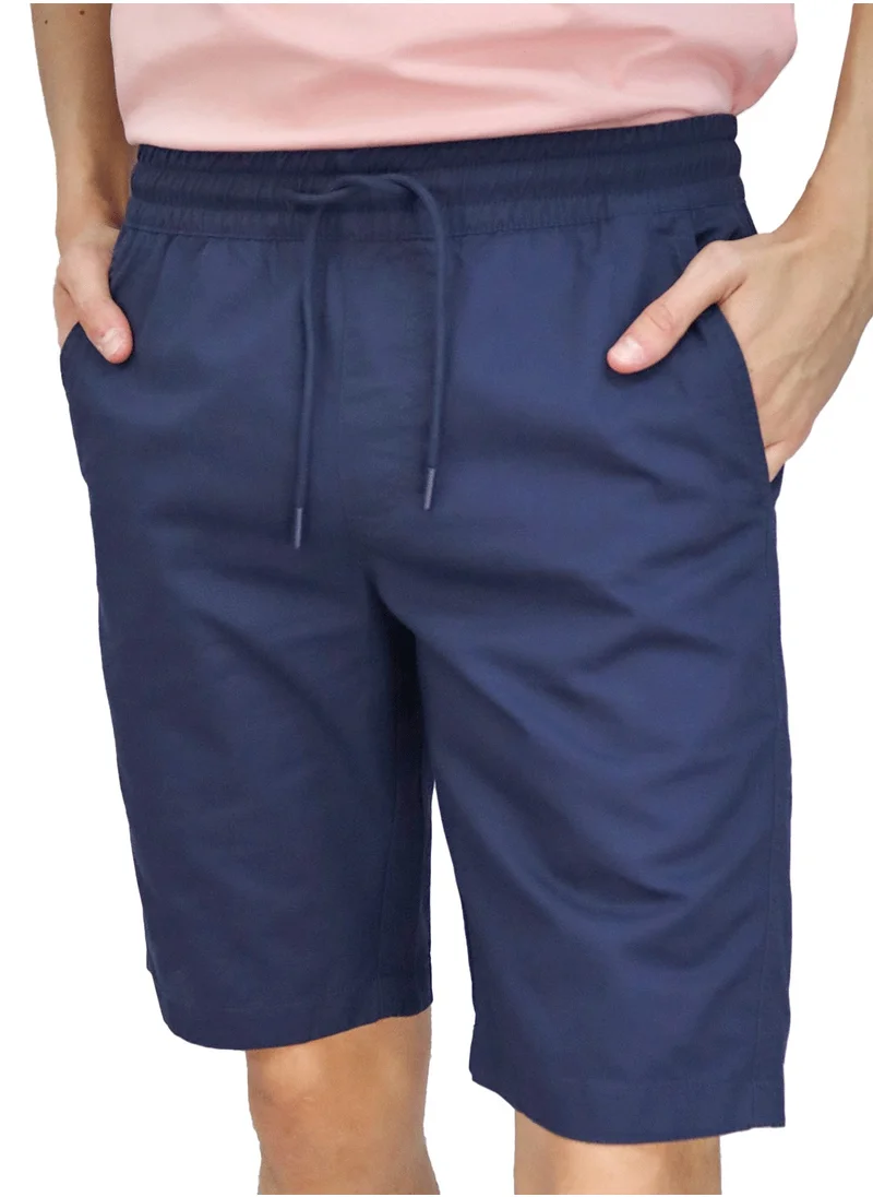 GIORDANO Men's Cotton Twill Bermuda Shorts - Comfort & Style