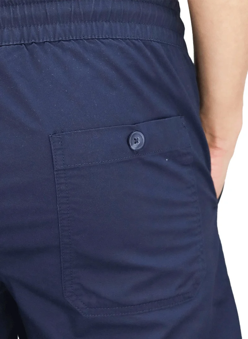 GIORDANO Men's Cotton Twill Bermuda Shorts - Comfort & Style