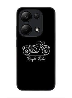 Stylizedd Rugged Black Edge Case for Xiaomi Redmi Note 13 Pro 4G / Xiaomi Poco M6 Pro 4G, Slim fit Case Thin Cover -  Rough Rider  - Image 1