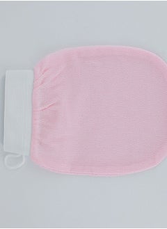 Rahalife Light Pink Color Exfoliate bath gloves Viscose  - Image 1