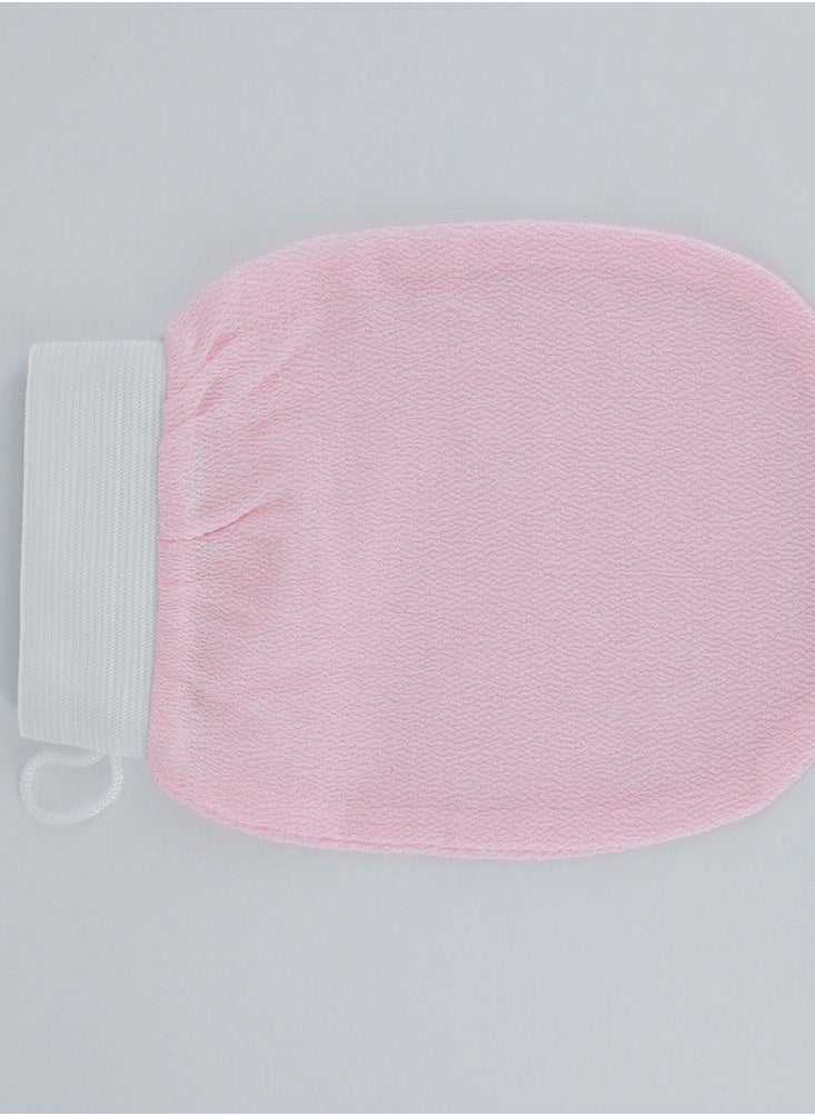 Rahalife - Light Pink Color Exfoliate bath gloves Viscose - Image 1
