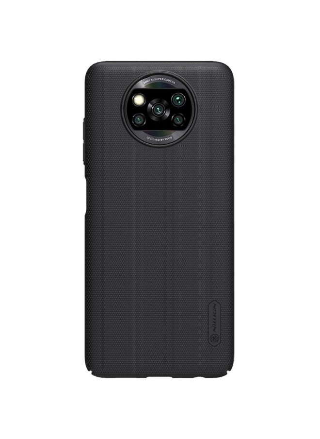 BGM - Case Cover For Xiaomi Poco X3 NFC NILLKIN Frosted Concave-convex Texture PC Protective Case Black - Image 1