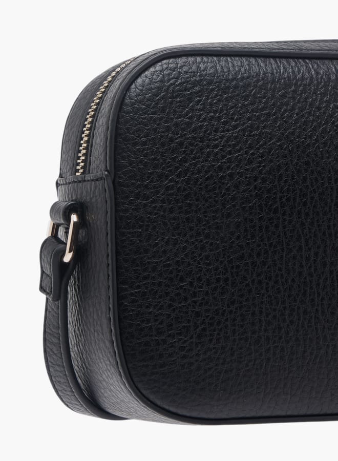 سيليست حقيبة كروس بودي نسائية بنقوش مع سحاب وحزام قابل للتعديل - Image 5