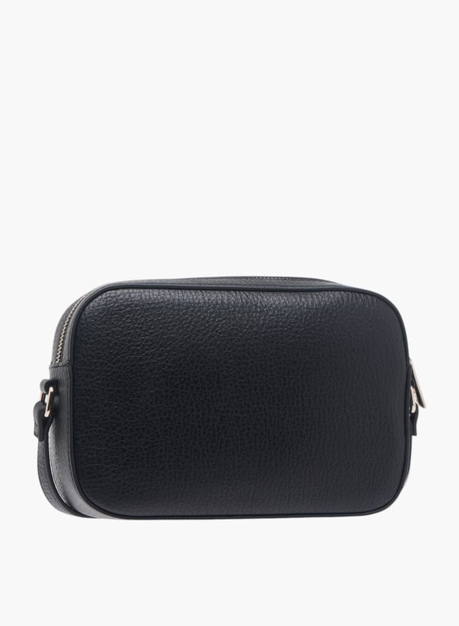 سيليست حقيبة كروس بودي نسائية بنقوش مع سحاب وحزام قابل للتعديل - Image 3