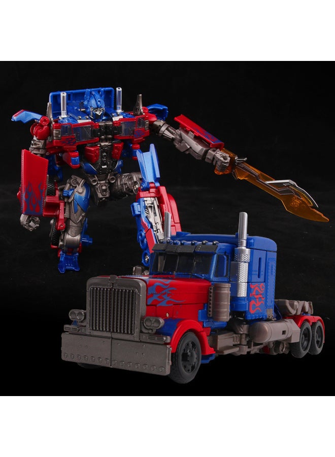Jialehuang Transfiguration Toy Model Hero Column SS05 Optimus Prime OP Column Wasp 8801 Kids King Kong Car Machine - اللون: 8805 كسر حراري - Image 3