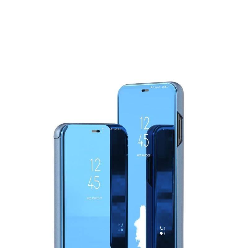 غطاء واقي | لـ iPhone 13 | سطح مرآة | مطلي بالكهرباء | أزرق - Image 3