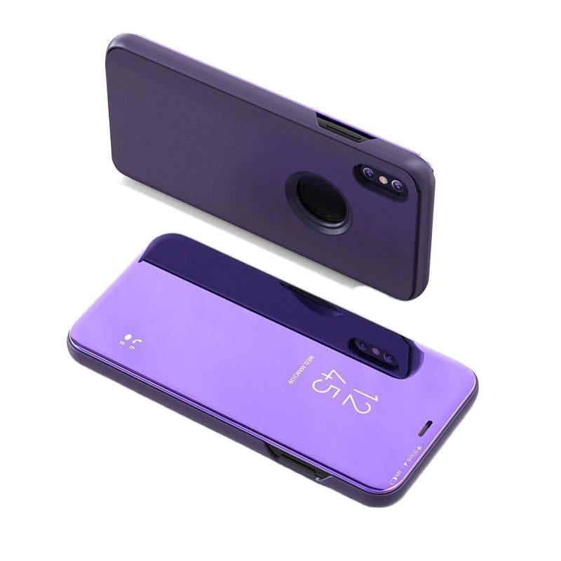 غطاء واقي | لـ iPhone 13 | سطح مرآة | مطلي بالكهرباء | أزرق - Image 1