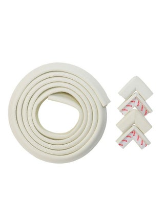 Pre Taped Furniture Edge Guard And Corner Protector 6.5Ft Edge + 4 Corner Guards (White Color) For Baby Proofing & Child Safety - pzsku/Z3D2FD2354AFD94CCECB2Z/45/_/1692272709/e97c4e07-5c20-4d2e-8c38-3d3af9dd7a9b