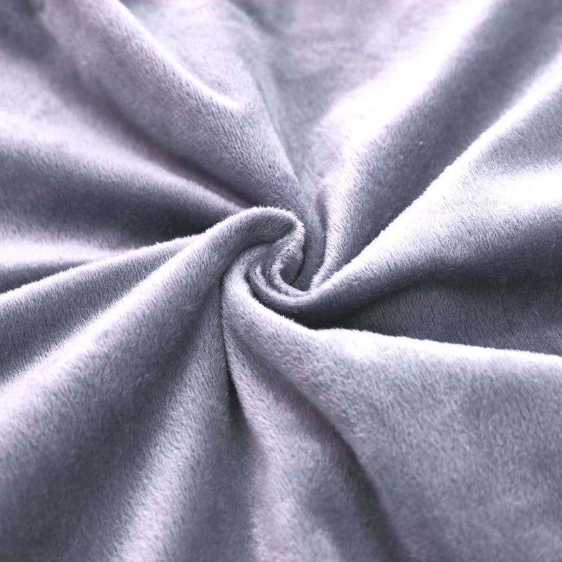 AMICA Luxurious Diamond Pinch Pleated Crystal Velvet Pillowcases Solid Pintuck Throw Cushion Cover for Home Decor Hidden Zipper Closure Gray 16 X 16 Inch - Image 5
