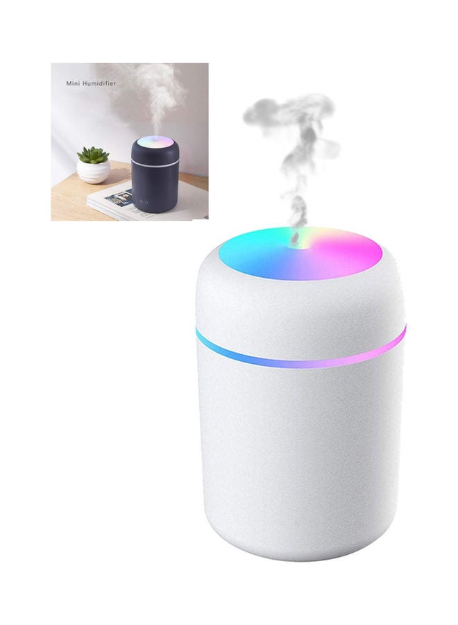 إتش تي سي جهاز ترطيب هواء عطري صغير محمول يعمل بالموجات فوق الصوتية ومزود بمنفذ USB أبيض - Image 1