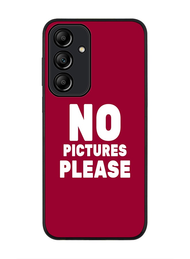 Stylizedd Rugged Black Edge Case for Samsung Galaxy A35, Slim fit Soft Case Flexible Rubber Edges Anti Drop TPU Gel Thin Cover -  No pictures please - Image 1