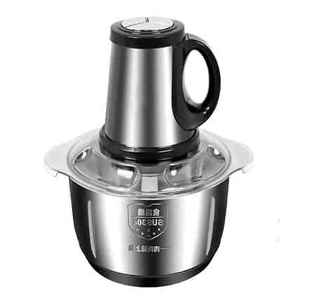 Envop Electric multi chopper with powerful motor 3L stainless steel bowl 2 speed levels brake function 300W stainless steel chopper for Vegetable food fruit Nuts - Image 1