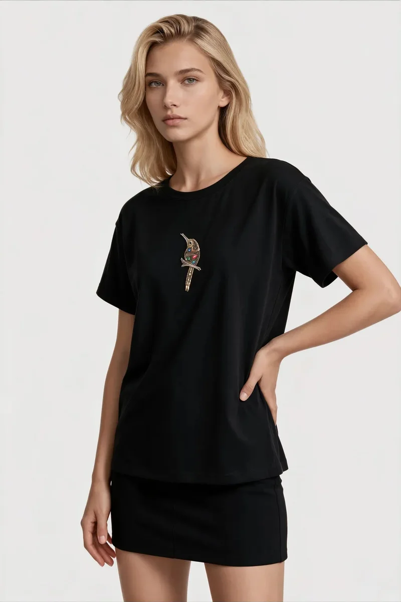 Jennyfer Women's Cotton T-Shirt