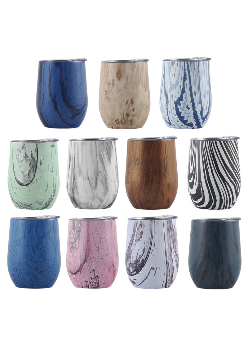 Generic - Stainless Steel Cola Bottle Insulated Sports Kettle with Custom LogoEggshell Cup wood grain Eggshell Cup wood grain - Image 1