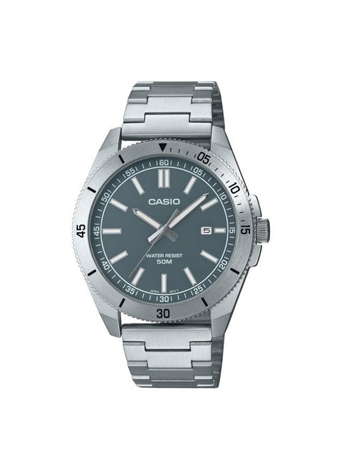 Stainless Steel Analog Watch MTP-B155D-3EVDF