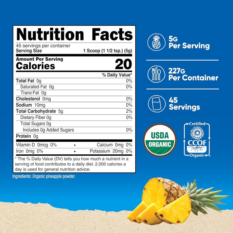 Nutricost Organic Pineapple Powder - Image 2