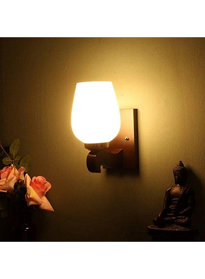 ELIANTE Wooden Wall Round Shade Mount Wall Lamp Wall Sconce Decorative Night Wall Light(Blub Not Included) | by Jainsons Lights - Image 3