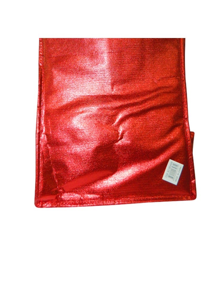Generic Red Foil Gift Bag 30x40x30 cm Durable and Stylish Gift Bag for Special Occasions Birthdays Holidays and Celebrations Perfect for Large Gifts Party Favors and Elegant Wrapping  - Image 4